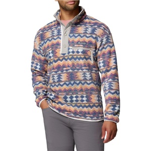 Columbia Мъжки поларен пуловер Columbia Helvetia II Printed Half Snap Fleece Fleece jumper - Sea Salt / Retrotree - размер XL (005-6144-1515)