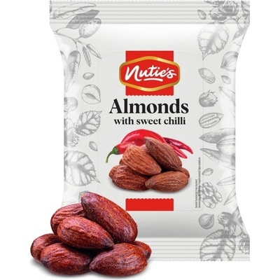 Nuties Mandle pražené s příchutí sweet chilli 100 g