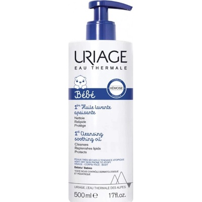 Uriage Bébé 1st Cleansing Soothing Oil čistiaci penivý olej pre deti 500 ml