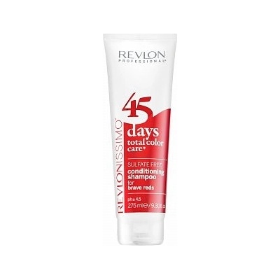 Revlon 45 days total color care Shampoo & Conditioner 2in1- 2v1 a kondicionér pro odvážné červené odstíny 275 ml