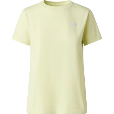 The North Face Дамска тениска The North Face Women's Evolution Simple Dome Short Sleeve T-shirt - Lemon Mist (916-6141-0212)