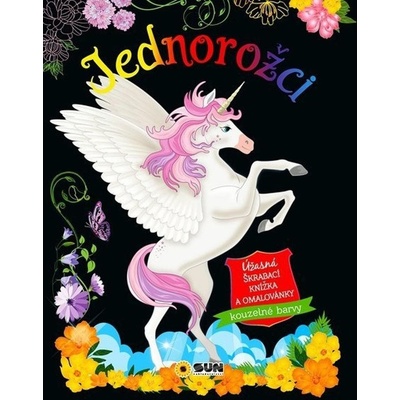 Jednorožce úžasná škrabacia knižka a omaľovánky