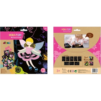 Škrabací obrázky Víly Avenir