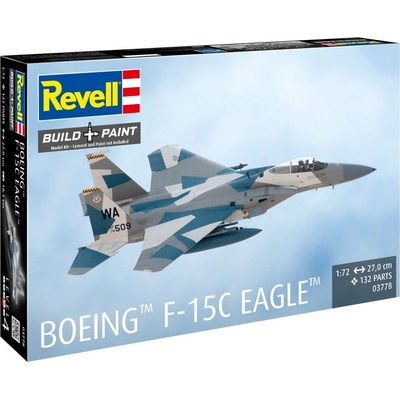 Revell Сглобяем модел Revell - Изтребител Boeing F-15C Eagle, 200 части (R03778)