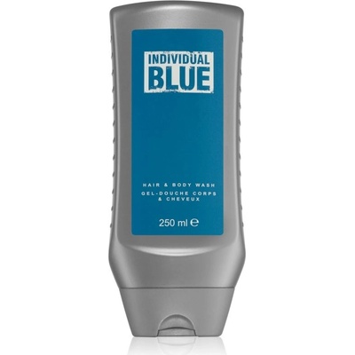 Avon Individual Blue parfémovaný sprchový gel 2 v 1 pro muže 250 ml