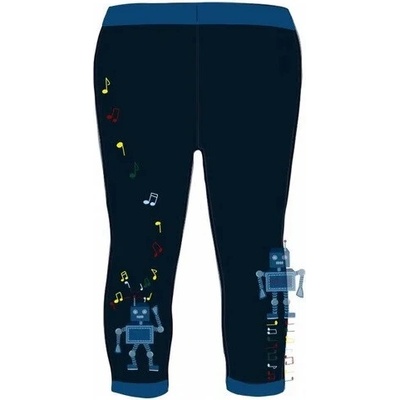 Chlapčenské pančuchové legíny Robot tmavomodrá