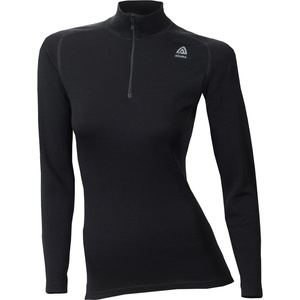 Aclima Дамски вълнен пуловер Aclima Women's WW Mock Neck Merino base layer - Jet Black - размер XS (115-0295-0811)