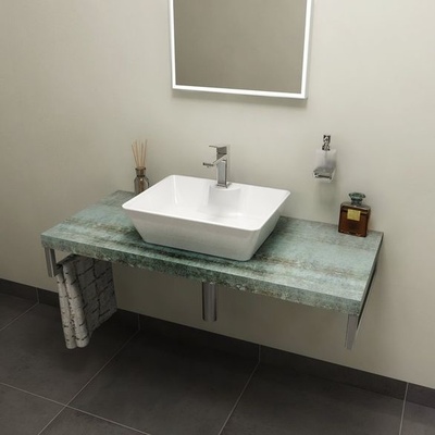 Sapho AVICE deska 60x50cm, aquamarine AV066 – Zbozi.Blesk.cz
