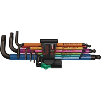 Sada klíčů imbus 950 SPLK/9 SM Multicolour 9 ks Wera 022089