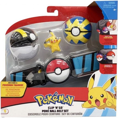 Orbico Pokémon Clip 'n' Go Poké Ball Belt Set