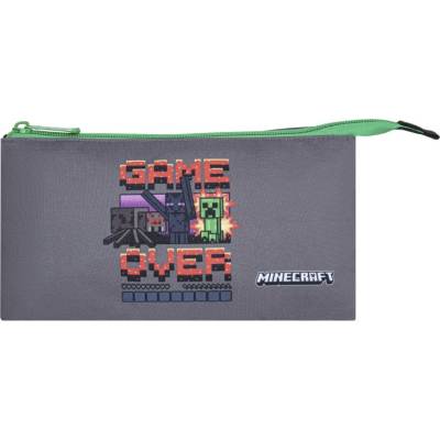 Minecraft Ученически плосък несесер Minecraft Game over (68648)