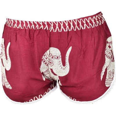 Kraťasy DAO vínové sloni