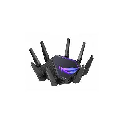 Gaming Wireless Router, ROG Rapture GT-AXE16000, AXE16000, Quad-Band, Quad-Core 2.0GHz CPU, 256MB/2GB Flash/RAM, 10G dual-port, AiProtection Pro, Adaptive QoS, VPN Fusion, IPTV, OFDMA, MU-MIMO, B (90IG06W0-MU2A10)