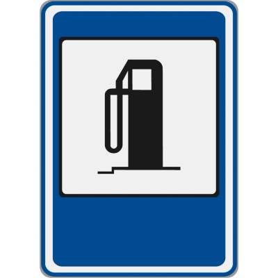 Dopravní značka IJ7 Čerpací stanice