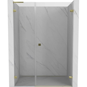Mexen Lunar-B L десни душ врати, прозрачни, златни - 832SL-110-050-50-00-P (832SL-110-050-50-00-P)