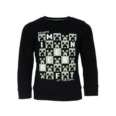 Minecraft mikina černá