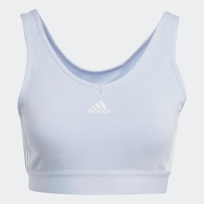 Adidas Дамско Бюстие Adidas Essentials 3-Stripes Crop Top IC4439 (IC4439)
