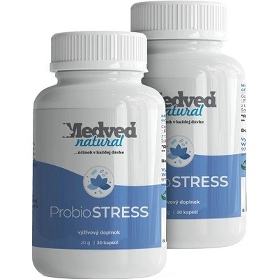 Medveď natural ProbioSTRESS 2 x 30 kapsúl