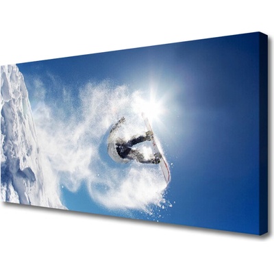 Obraz Canvas Snowboard šport sneh zima 100x50 cm