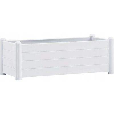 Stefanplast Květináč plast bílý 100 x 43 x 35 cm