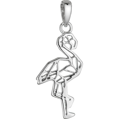 Evolution Group Stříbrný přívěsek plameňák 64041