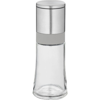 KELA Mlýnek na pepř a sůl MATTEO 75 ml, sklo / nerez, šedý