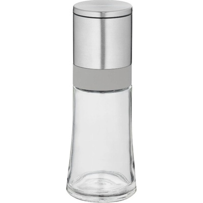 KELA Mlýnek na pepř a sůl MATTEO 75 ml, sklo / nerez, šedý