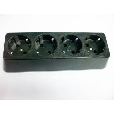 РАЗКЛОНИТЕЛ ЧЕТВОРЕН 16А ЧЕРЕН (032029)