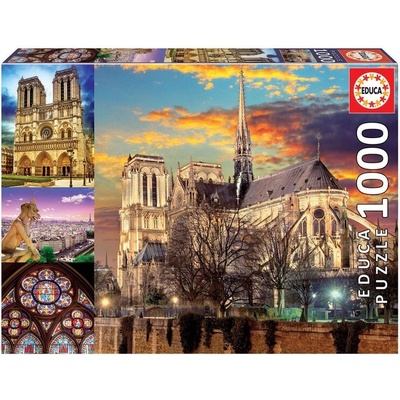 Educa Нотр Дам Колаж - пъзел 1000 части