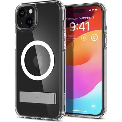 Spigen Кейс Spigen Ultra Hybrid S MagSafe за iPhone 15 Plus, прозрачен (8809896750042)