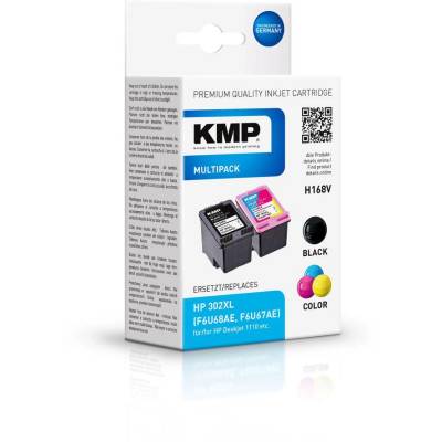 Compatible Kmp h168vx hp 302xl мултипак касета за принтер, черно/цветно (1745,4005)