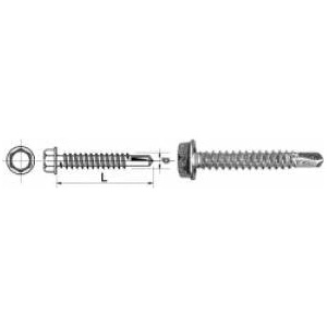 Uncanny Brand Self-drilled insert with hwh 5.5*63mm