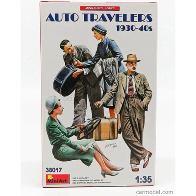 Miniart Figures Auto Travelers 1930-40s 1:35