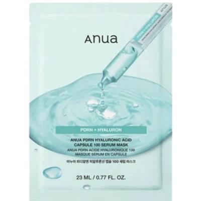 Anua PDRN Hyaluronic Acid Capsule 100 Serum Mask - Текстилна маска с хиалуронова киселина и PDRN 1бр/23мл