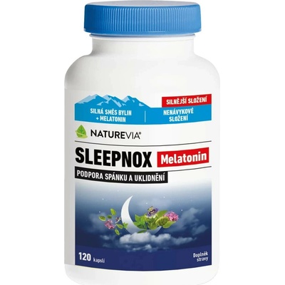NatureVia Sleepnox Melatonin 120 kapslí