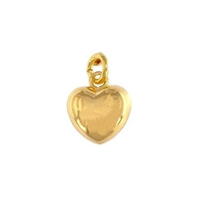 Infinitysilver Stříbrný pozlacený přívěsek srdce SP193554