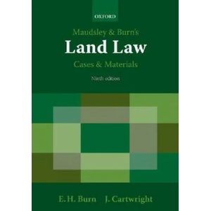 Maudsley & Burn's Land Law Cases and Materials | Edward Burn (2009)