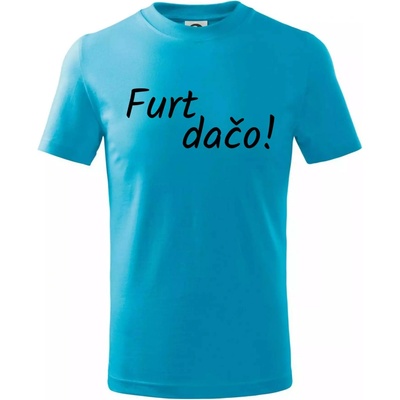 Furt dačo tričko detské svetlý tyrkys