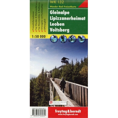 Turistická mapa Gleinalpe-Leoben-Voitsb