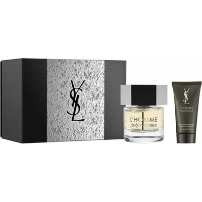 Yves Saint Laurent L´Homme Подаръчен комплект, Тоалетна вода 60ml + Душ гел 50ml, мъже
