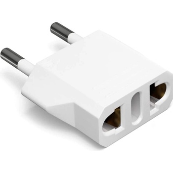 Преходник No brand , US kъм EU, 220V, 5 броя, High Quality, Бял - 17710 (17710)