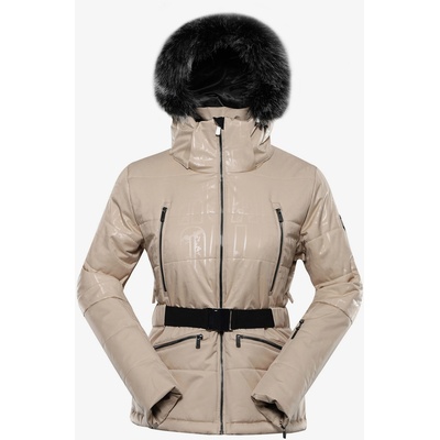 Дамско ски яке с мембрана ptx snow ALPINE PRO DAMA бял пипер ALPINE PRO | Bezhov | ЖЕНИ | XL