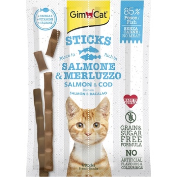 GimCat Sticks losos 4 ks