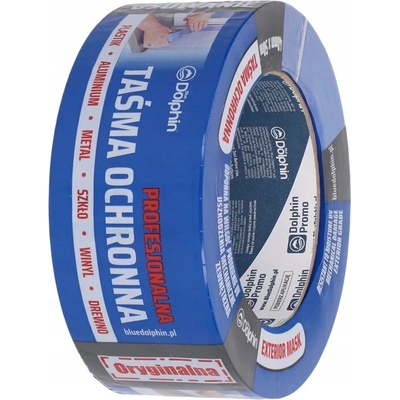 Blue Dolphin Vonkajšia páska MT-PE 48 mm x 50 m modrá