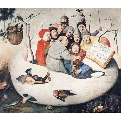 Obrazy - Bosch, Hieronymus: Concert in the Egg - reprodukce obrazu