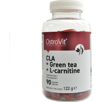 OstroVit L-CARNITINE + GREEN TEA + CLA 90 kapsúl