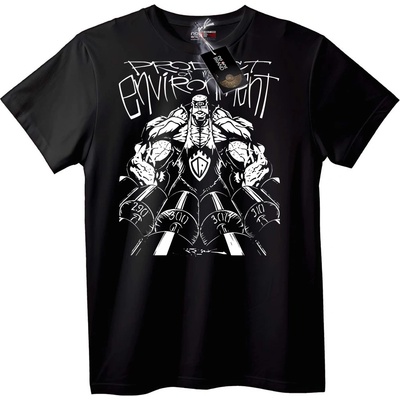 NOONEBRAND Тениска Protect Environment Bodybuilder - 2XL, Black