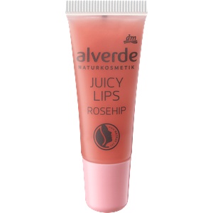 alverde NATURKOSMETIK Гланц за устни Juicy Lips Rosehip, 8 ml (1646671)