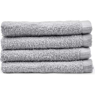Catherine Lansfield Quick Dry ručník šedá 4 ks malý ručník 30 x 30 cm