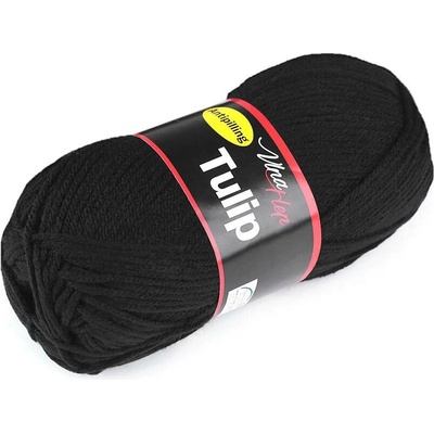Pletací příze Tulip 100 g Varianta: 4 (4001) černá, Balení: 1 ks 46223/99538/211768